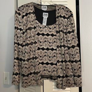 Women’s 2-piece dress top size 18